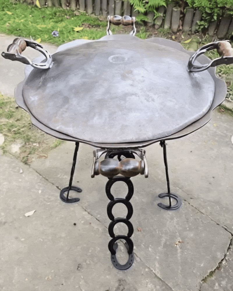 Conjunto Disco de Arado com Tampa e Suporte de Ferradura – Chapa Grossa