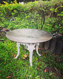 Disco de Arado Premium – Alavanca de Ferro Torneado & Cabo de Madeira Rústica