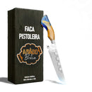 Faca Artesanal Pistoleira – Cutelaria Forjada Á Mão