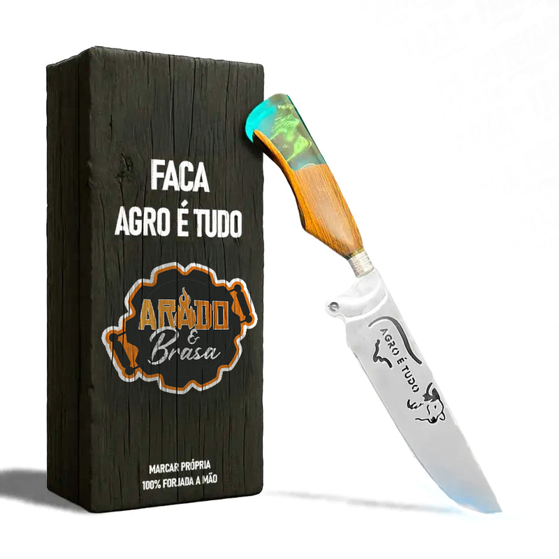 Faca Artesanal Agro é Tudo – Cutelaria Forjada Á Mão