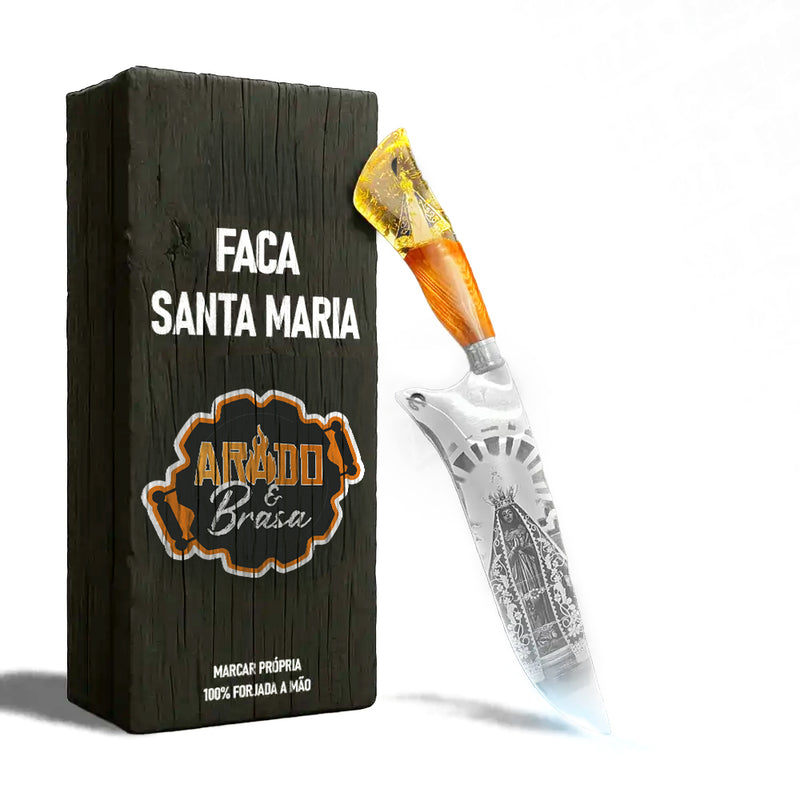 Faca Artesanal Santa Maria – Cutelaria Forjada à Mão