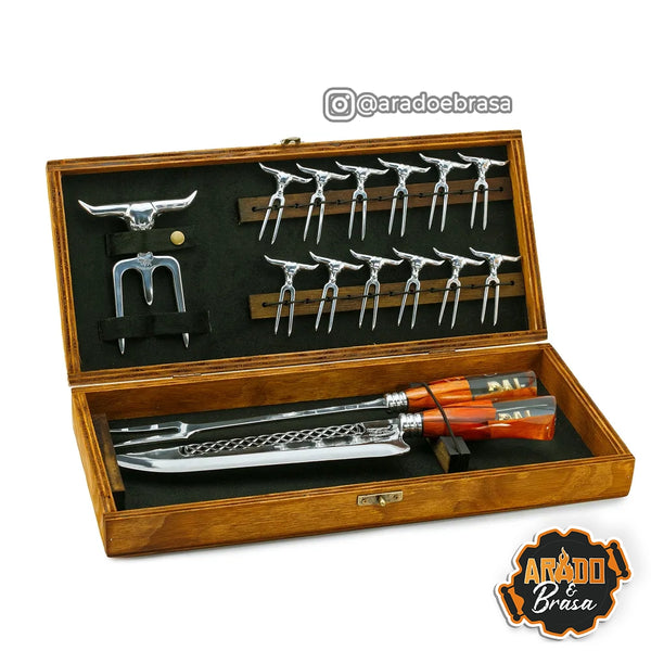 Conjunto de Faca Picanheira com Garfos