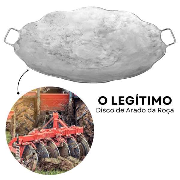 Disco De Arado Legítimo 70cm Com Fogareiro