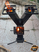 Fogareiro 2 Bocas a Lenha