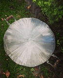 Disco de Arado Premium – Alavanca de Ferro Torneado & Cabo de Madeira Rústica