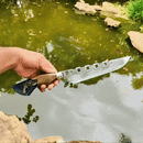 Faca Artesanal Pistoleira – Cutelaria Forjada Á Mão